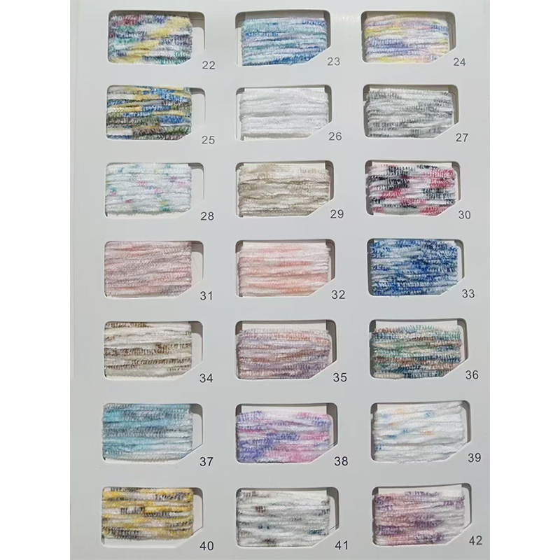 Volledig mat polyester chenille garen Volledig mat polyester chenille garen